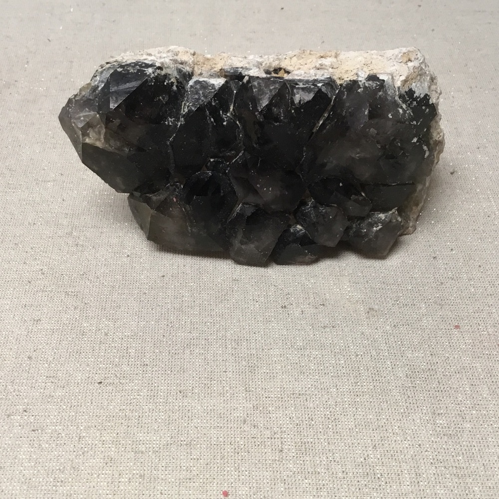 Smokey quartz cluster